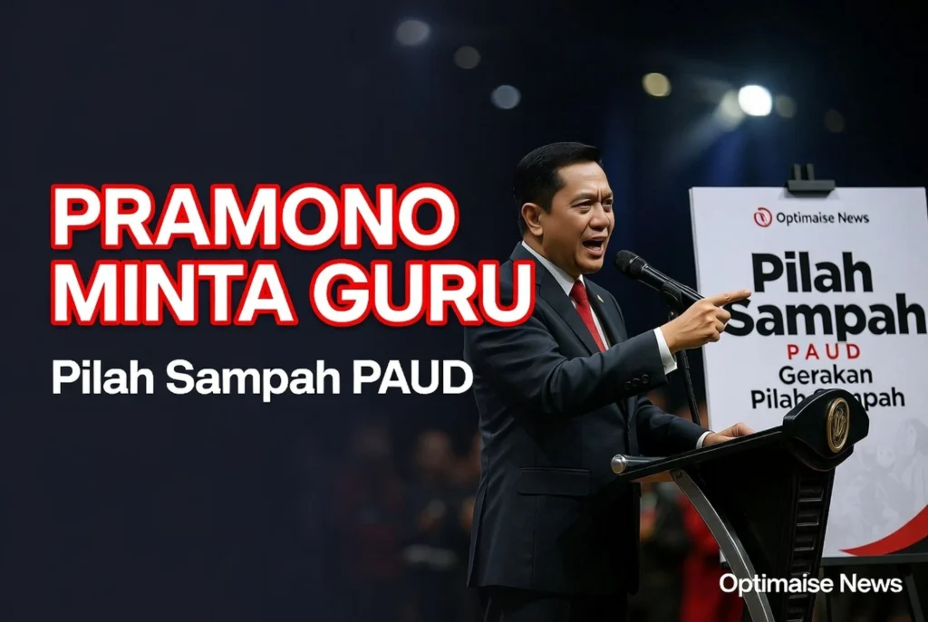 Pramono Minta Guru PAUD Tanam Pilah Sampah Dini