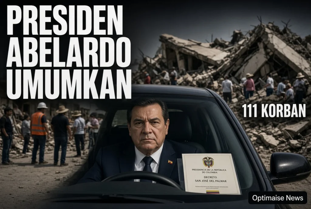 Presiden Abelardo Umumkan 111 Tewas Gempa M7.4 Kolombia