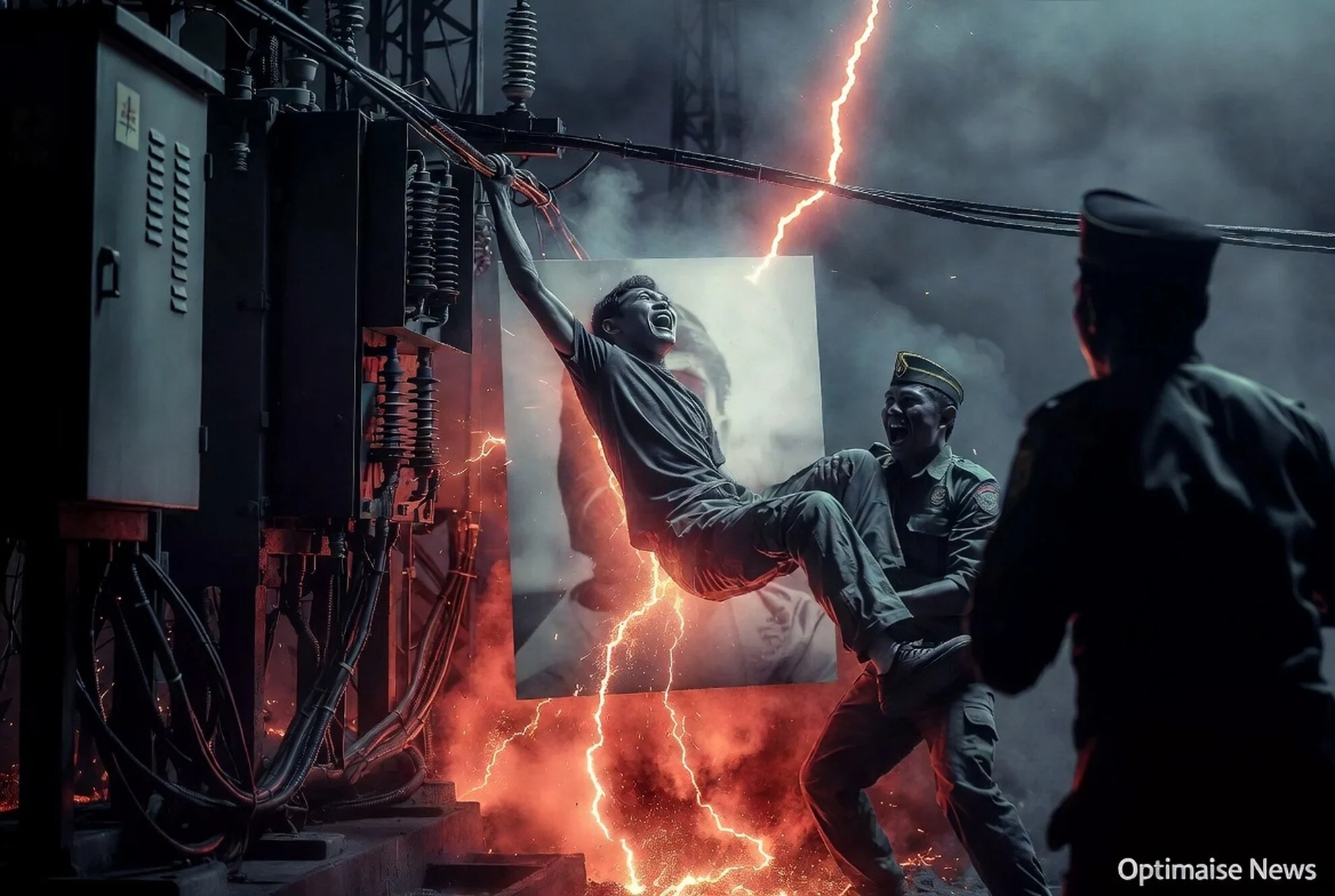 Pria Diduga Curi Kabel, Luka Bakar 70 Persen di Gardu PLN