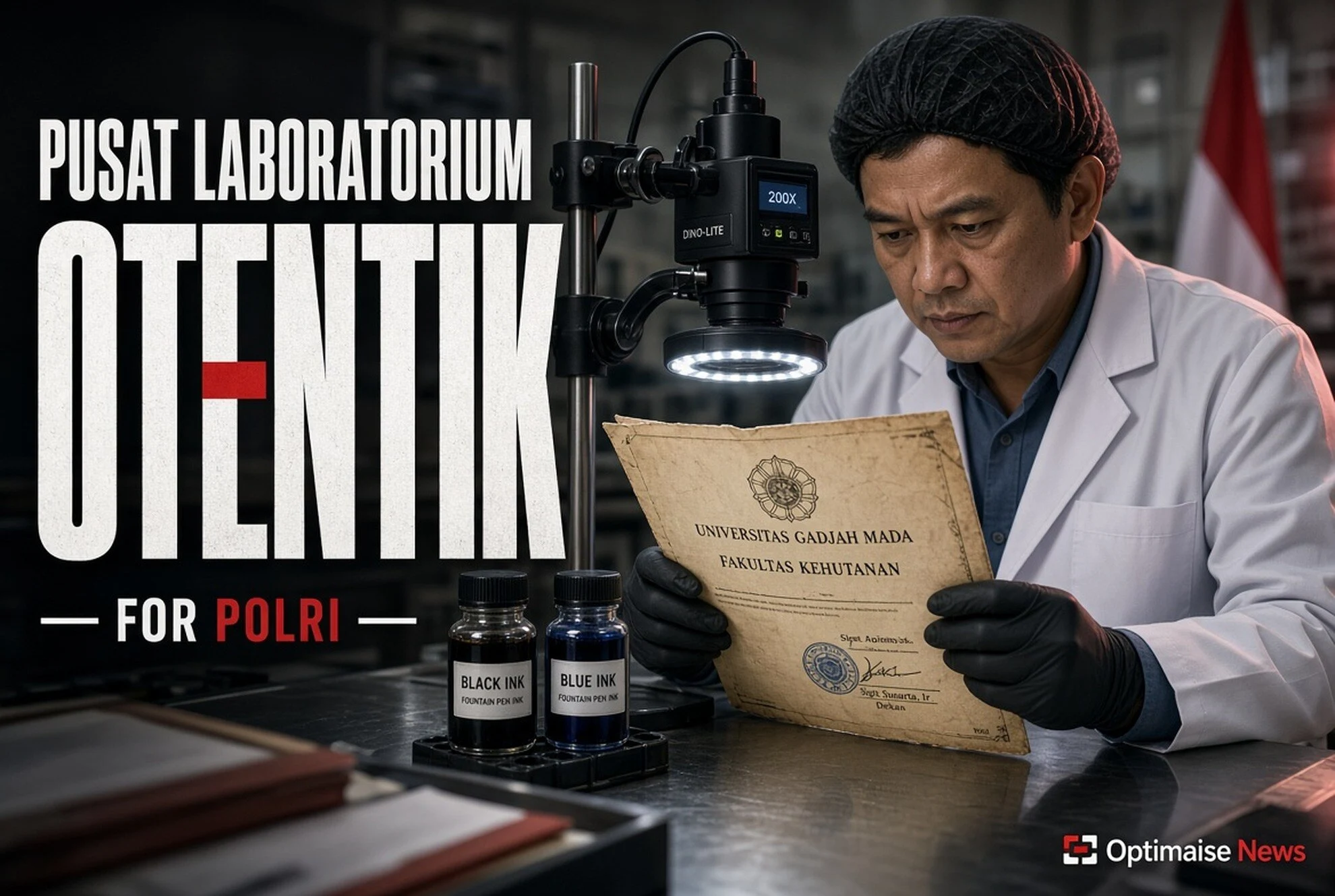 Pusat Laboratorium Forensik POLRI Buktikan Ijazah Jokowi Otentik