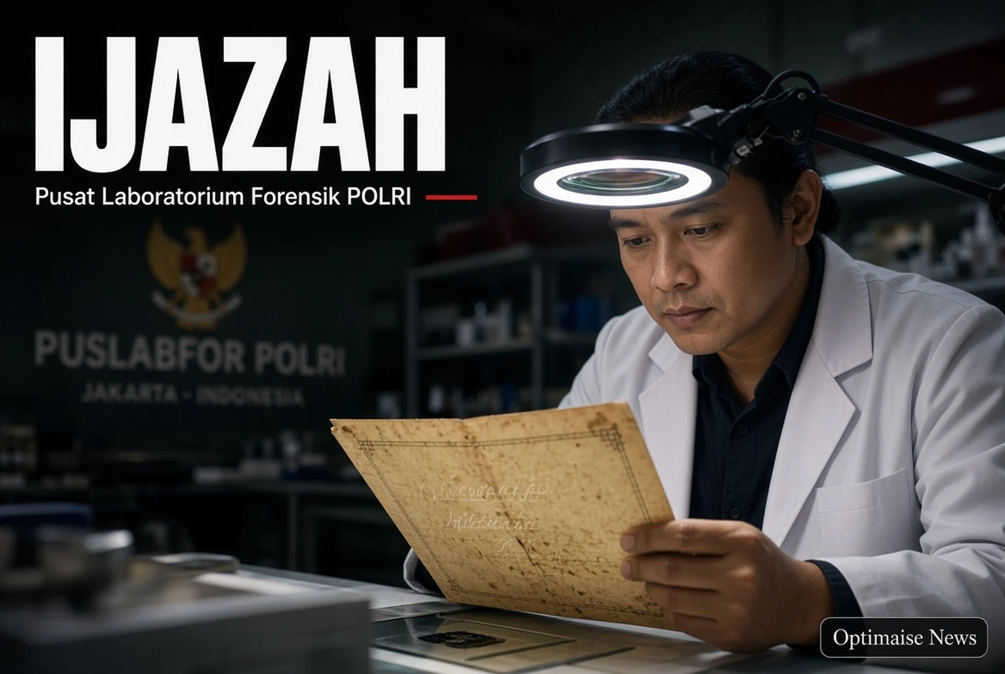 Pusat Laboratorium Forensik POLRI Uji Keaslian Ijazah UGM