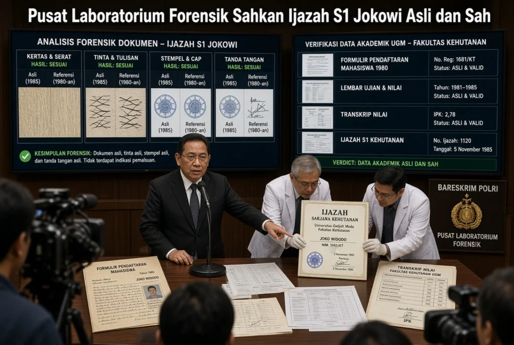 Pusat Laboratorium Forensik Jakarta dan Konteks Operasional
