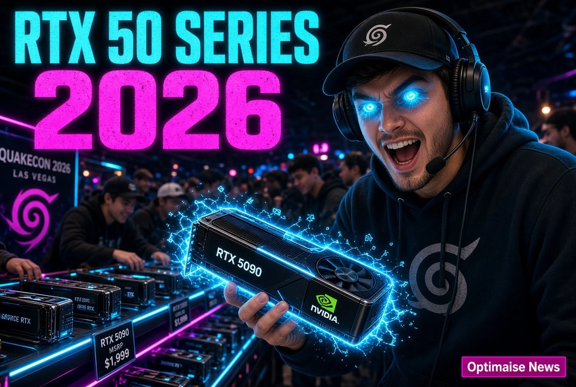 RTX 50 Series Dijual Founders Edition dengan MSRP di QuakeCon 2026