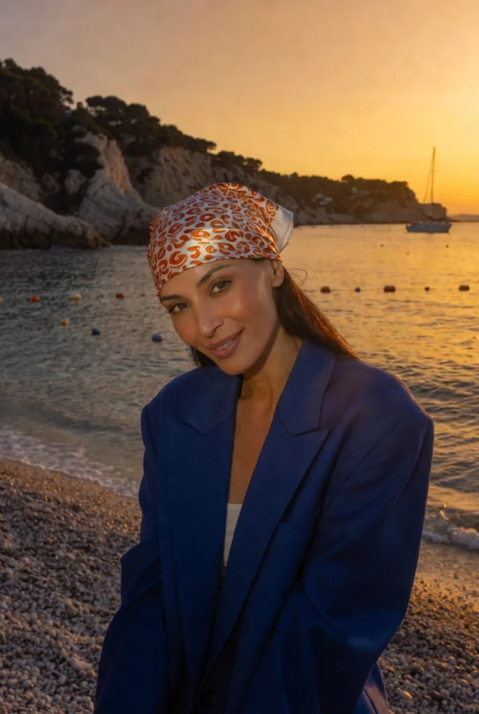 Outfit Raline Shah yang Elegan untuk Liburan Pantai