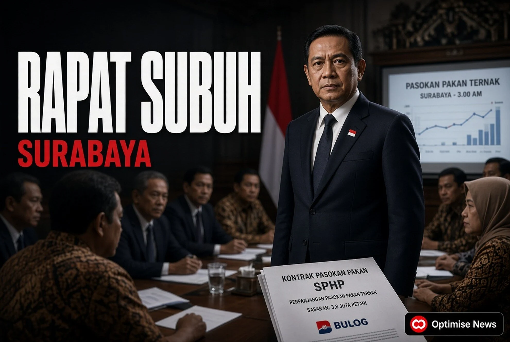 Rapat Subuh Surabaya: Amran Perpanjang Pakan Murah Bulog + Ancam