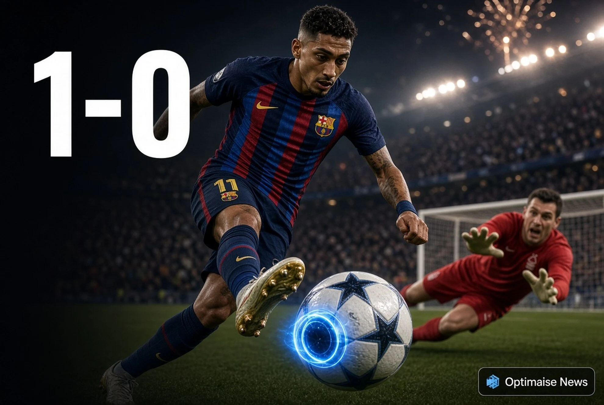Raphinha Penalti, Barcelona vs Nottingham Forest Berakhir 1-0