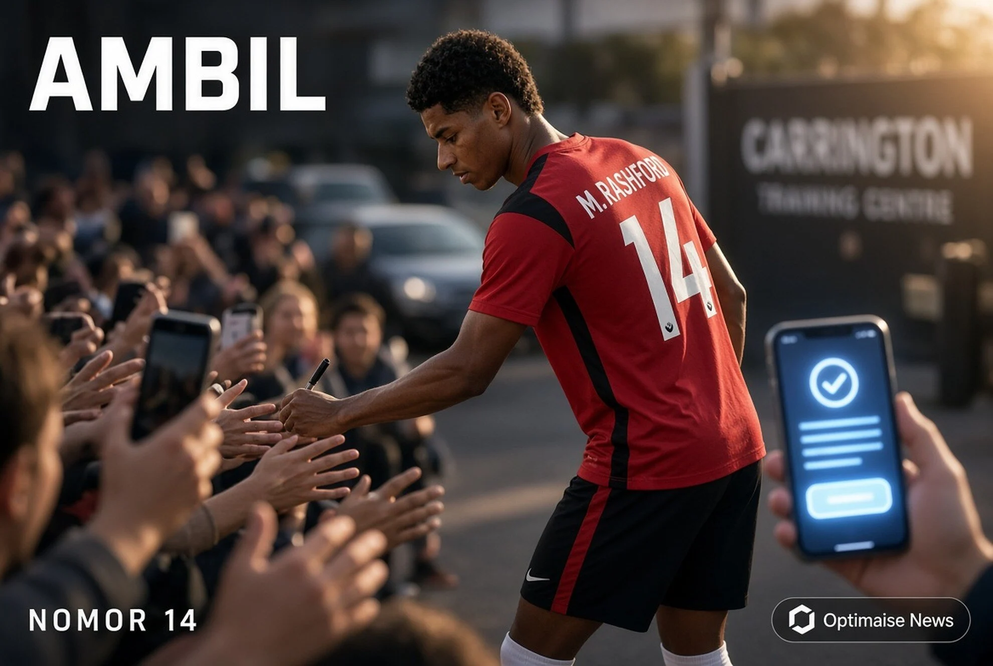 Rashford Ambil Nomor 14 di MU Usai Cunha Ambil 10