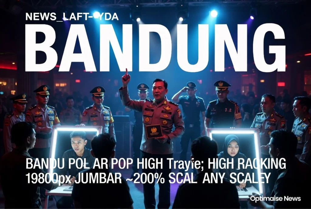 Razia Narkoba Polda Jabar di Bandung