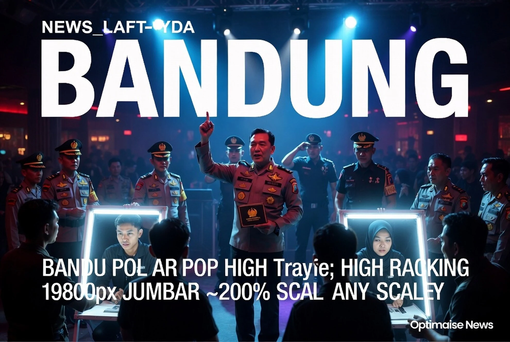 Razia Narkoba Polda Jabar di Bandung