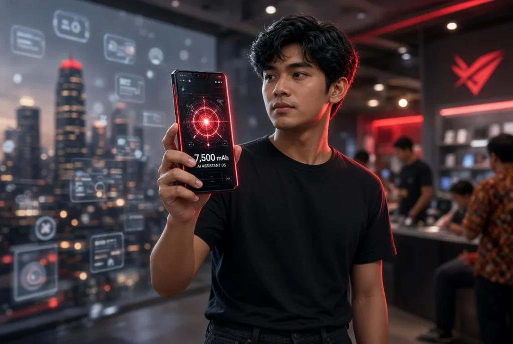 Daya tahan 7.500 mAh dan OS berasisten AI