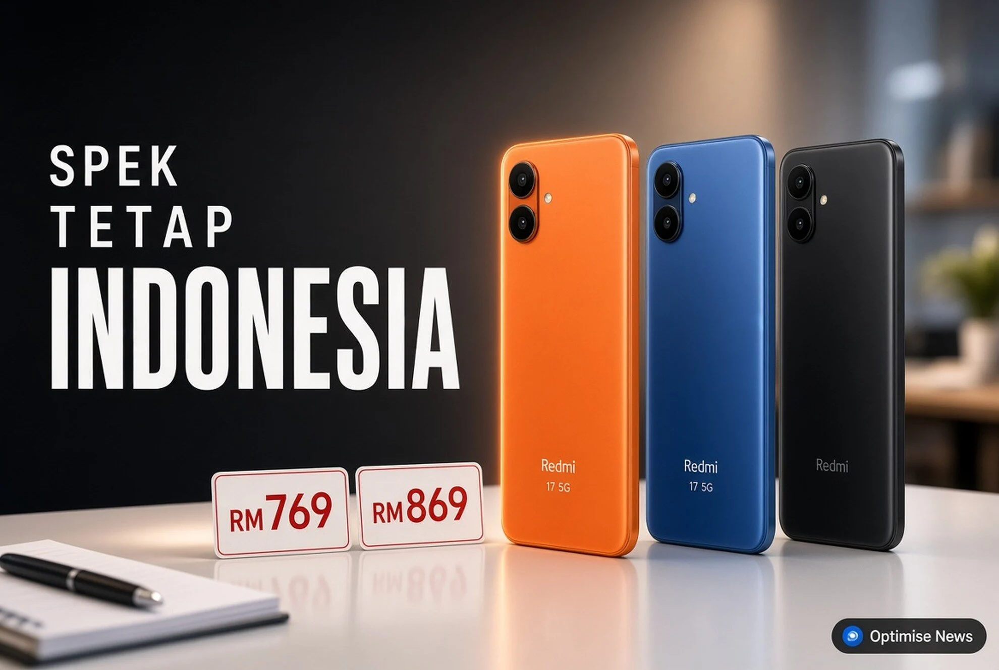 Redmi 17 5G Luncur Global: Spesifikasi HP Resmi Siap Indonesia
