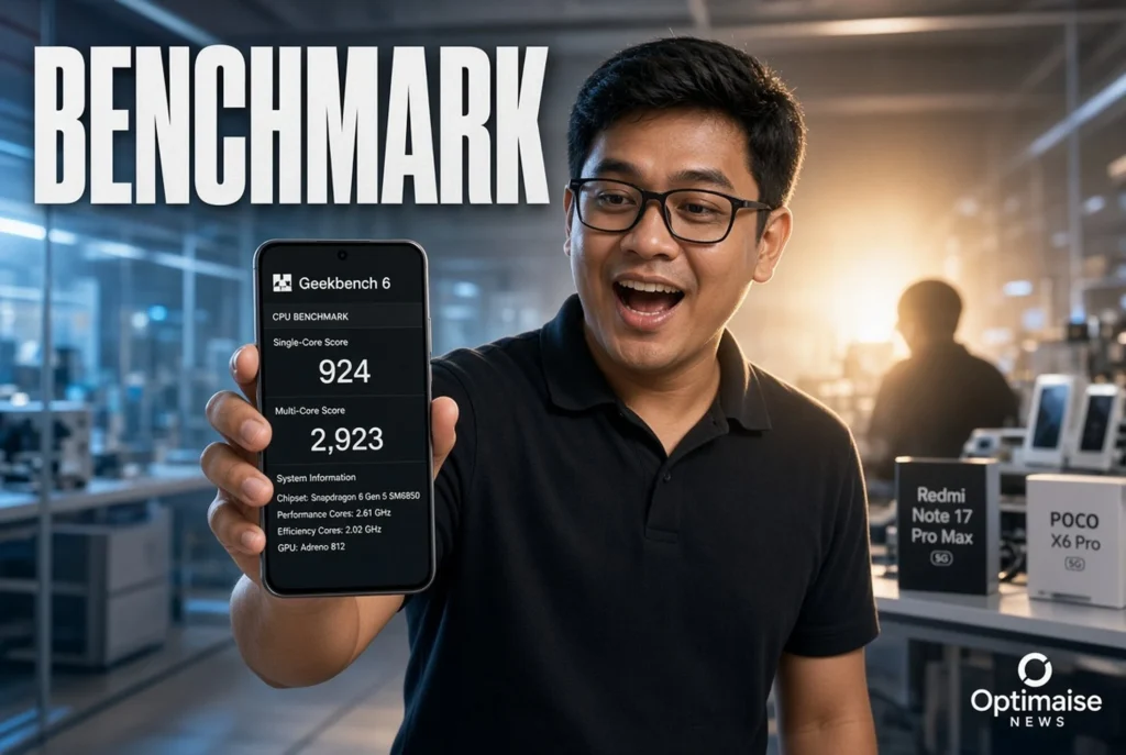 Redmi Note 17 Pro Max Bocor di Benchmark