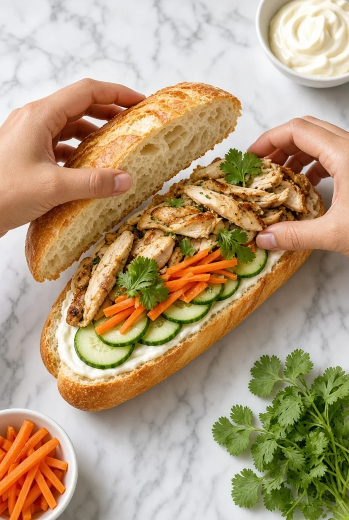 Penataan Sandwich yang Menggugah Selera