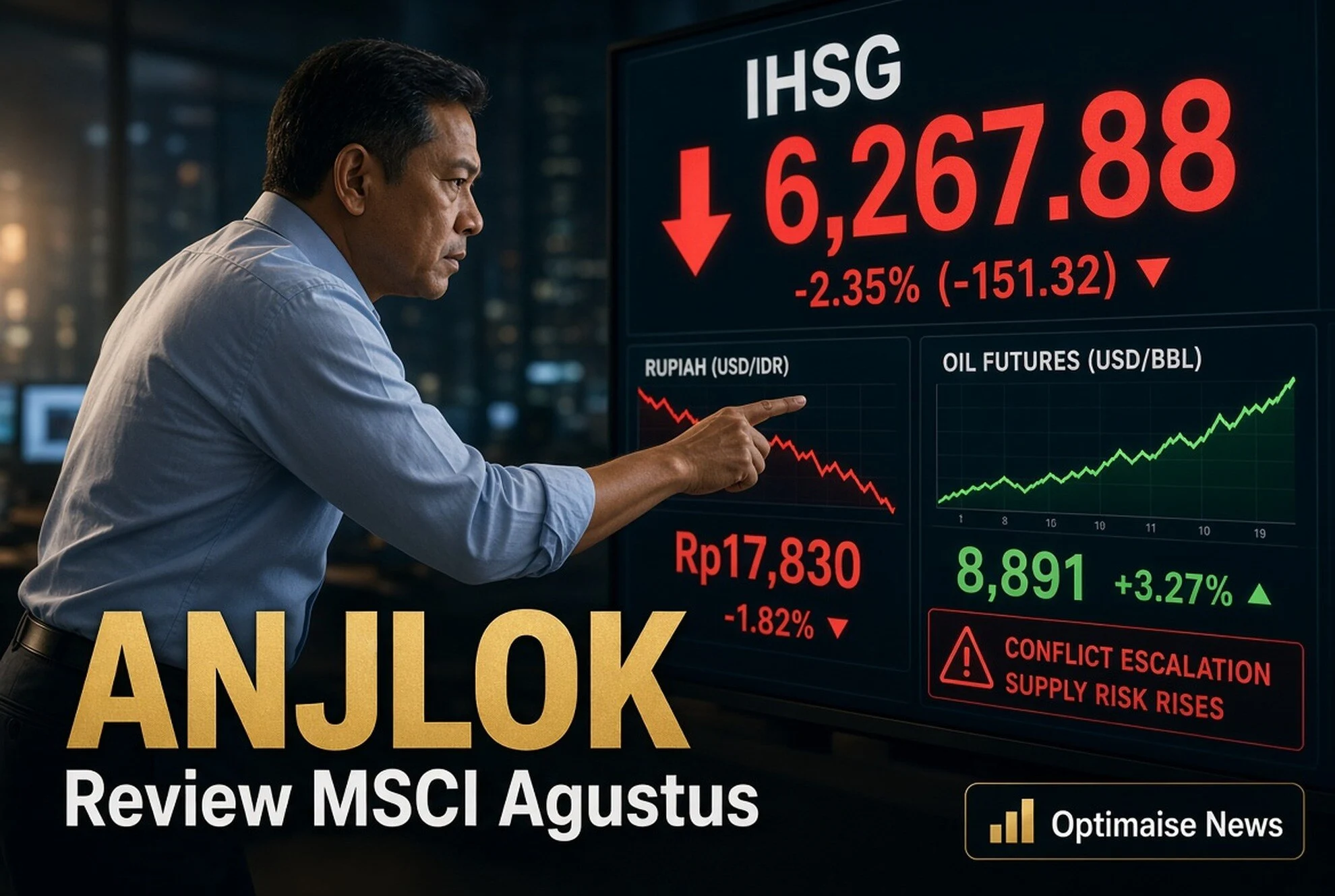 Review MSCI Agustus: IHSG Anjlok 1
