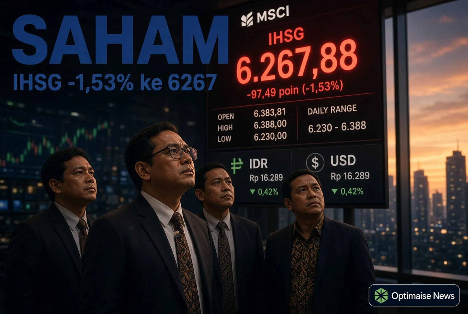 Review MSCI Agustus Tanpa Saham RI Baru
