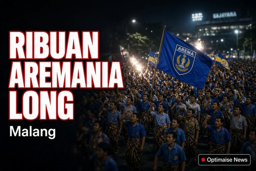 Ribuan Aremania Long March 4 Titik Malang
