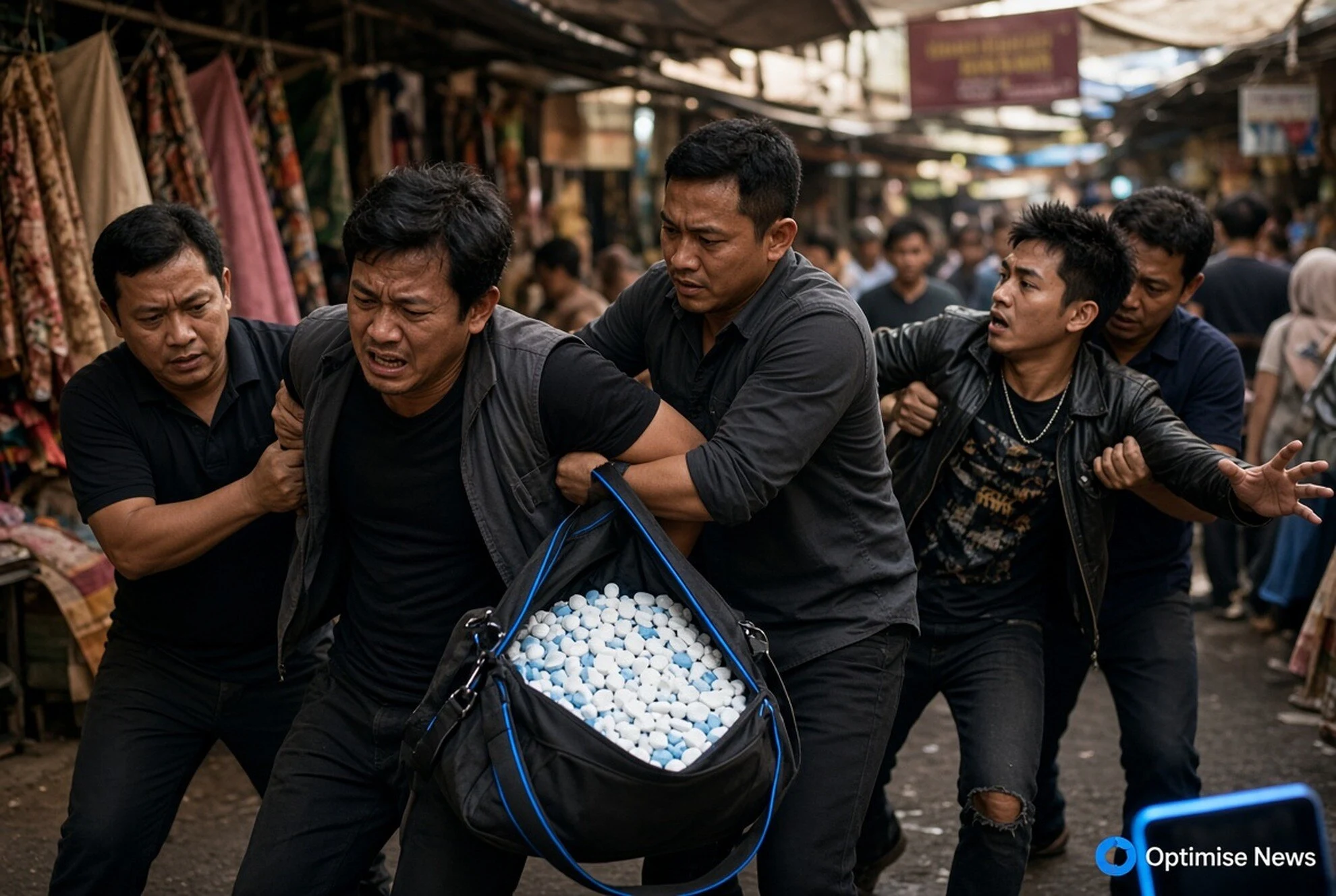 Rizky Ditangkap di Tanah Abang, 4.000 Tramadol dan Rp4,2 Juta