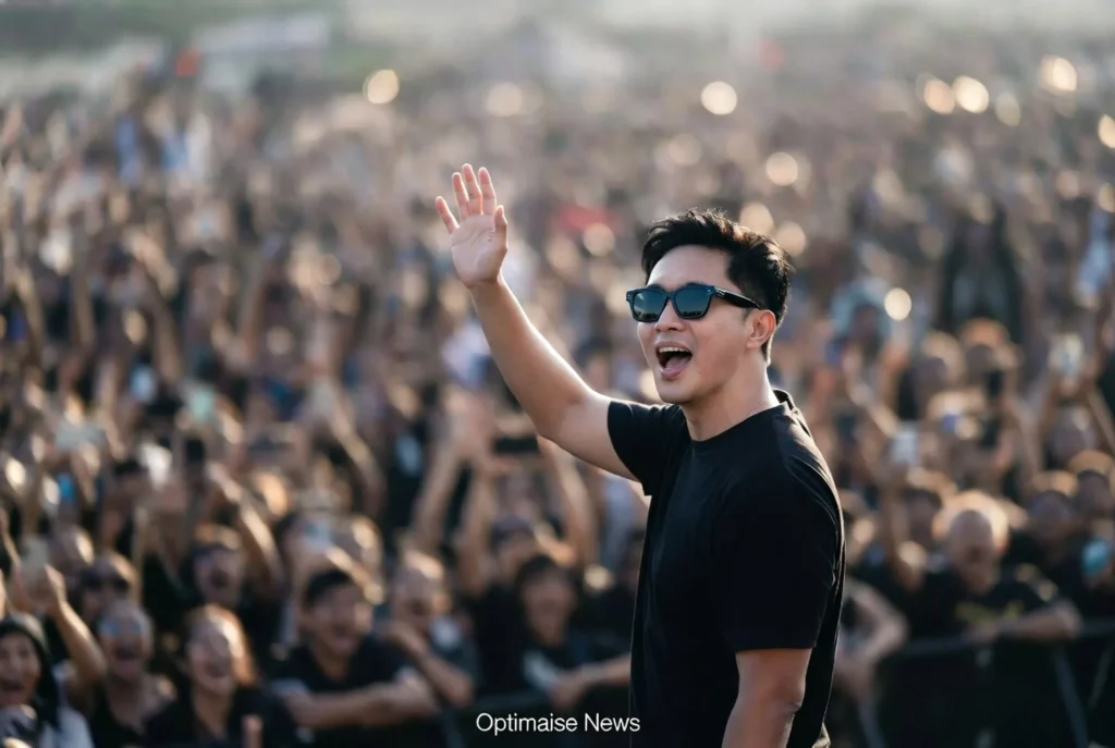 Rizky Febian Bius Penonton Celana Pendek
