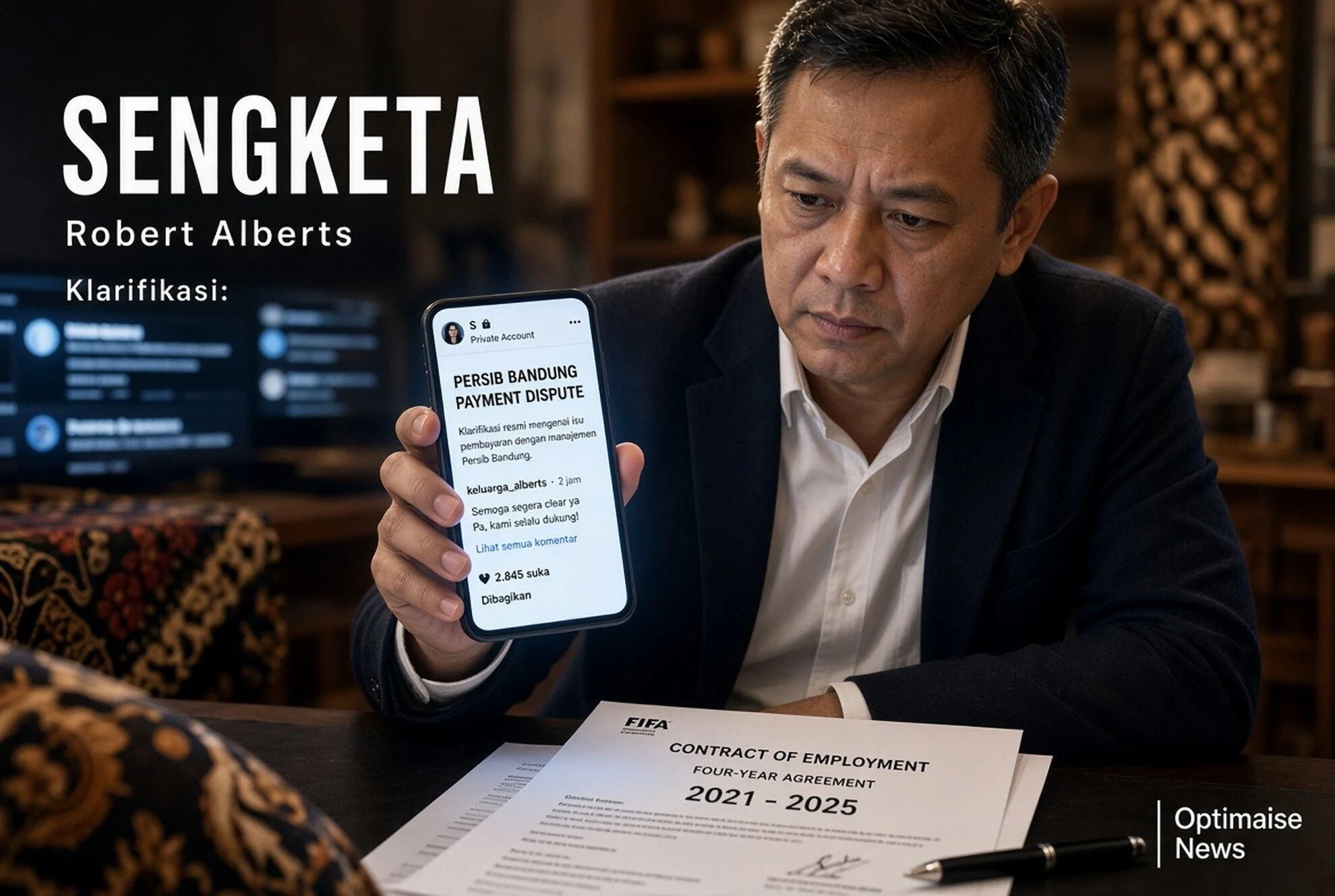 Robert Alberts Klarifikasi: Serangan ke Keluarga karena Sengketa