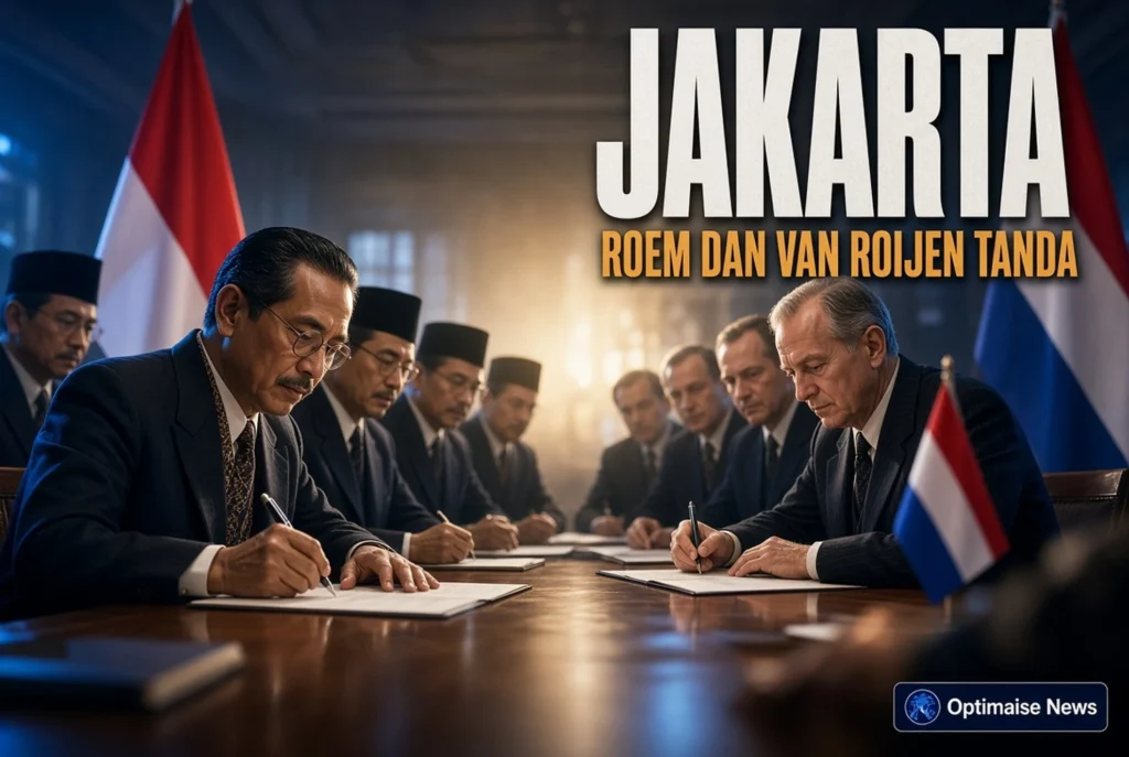 Roem dan van Roijen Tanda Tangani Kesepakatan 7 Mei 1949 di Jakarta