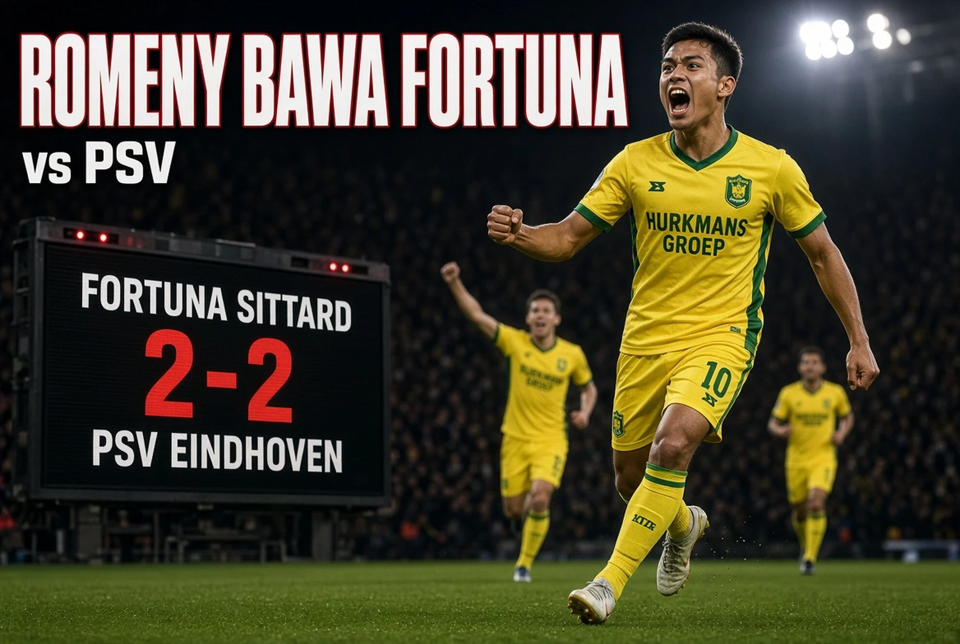 Romeny Bawa Fortuna Sittard Imbang 2-2 di Markas PSV