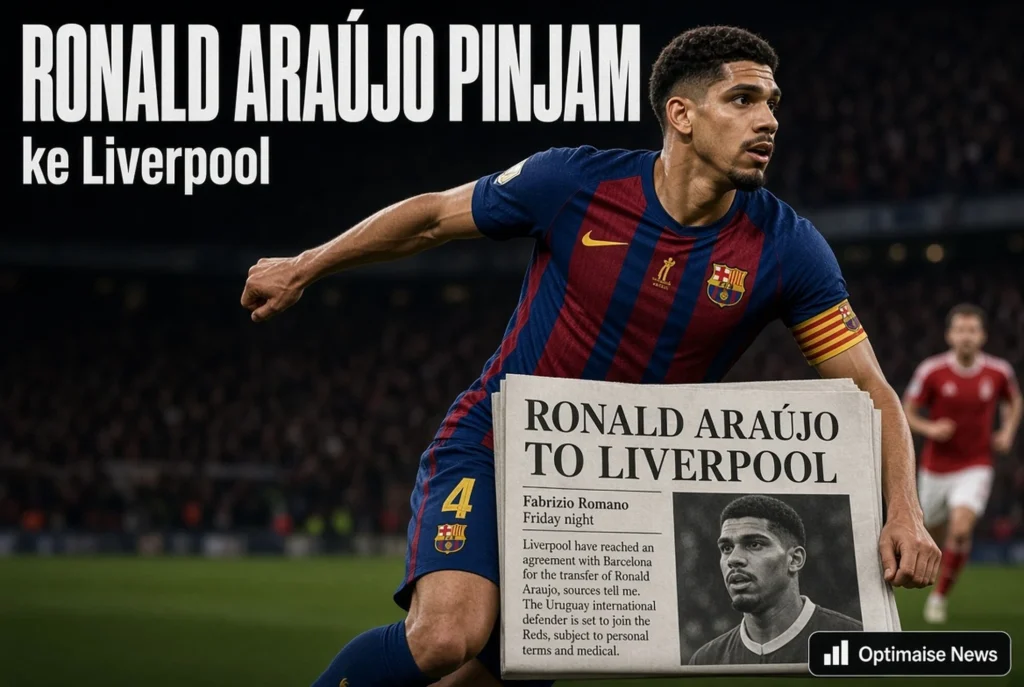 Ronald Araújo Pinjam ke Liverpool: Opsi Beli Masih Terbuka