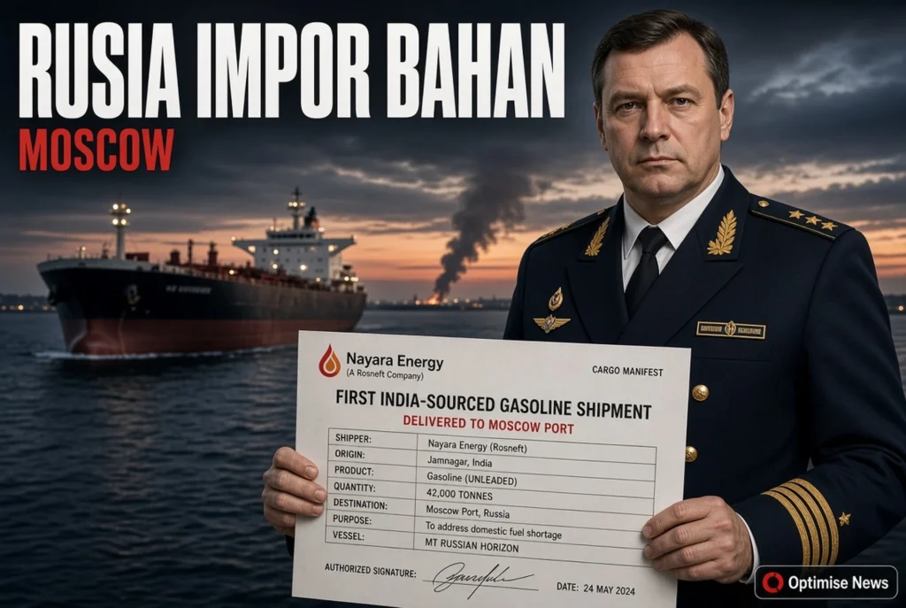 Rusia Impor Bahan Bakar dari India Lewat Shadow Fleet