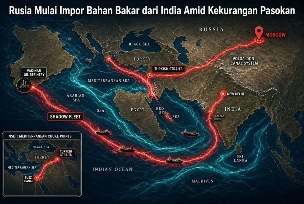 Rantai Pengiriman Bahan Bakar Menggunakan Shadow Fleet