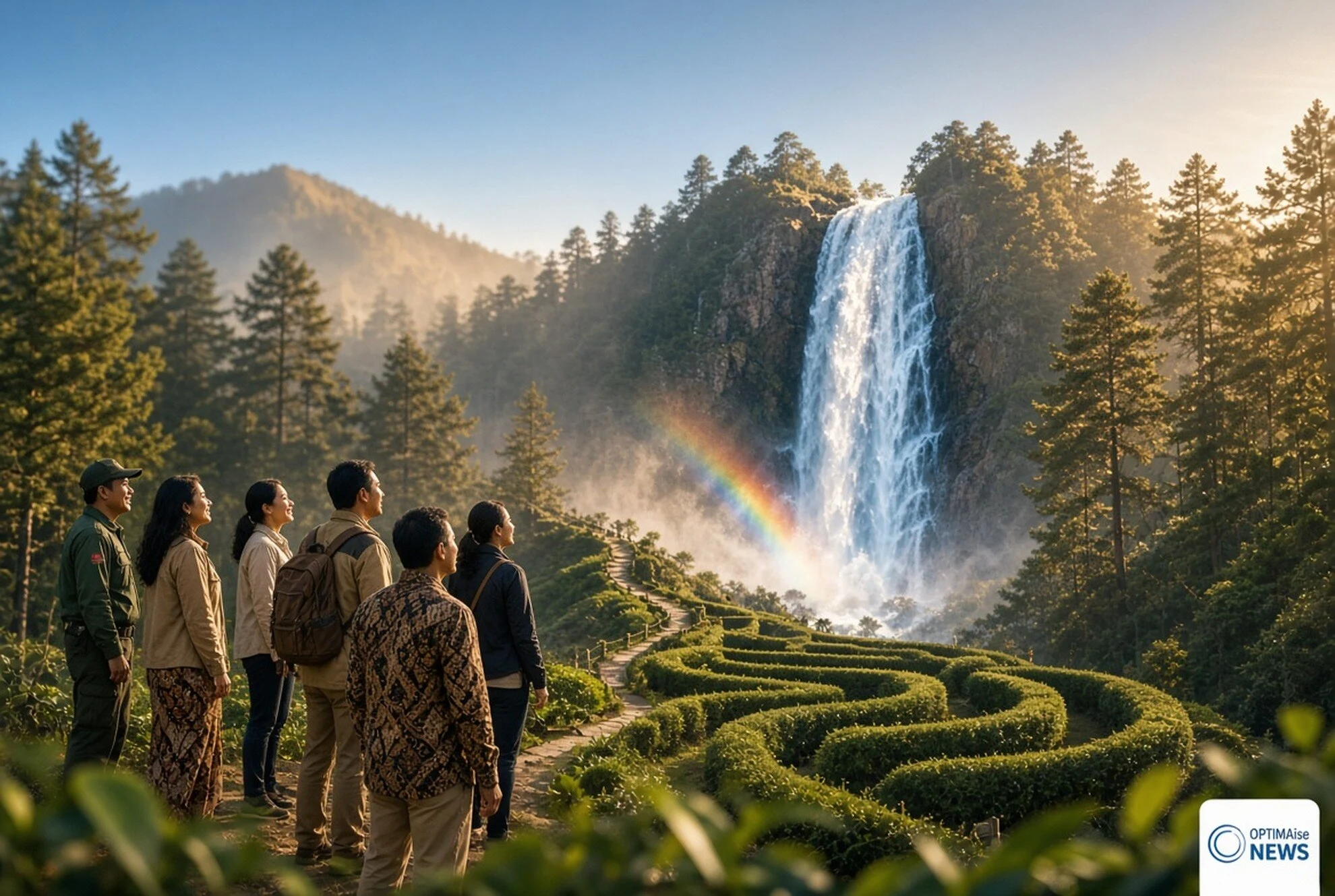 Rute Searah Pujon-Batu: Coban Rondo 84 m + Cafe Sawah Hemat Waktu