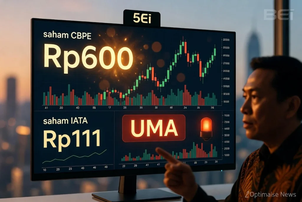 Saham CBPE dan IATA Naik Ratusan Persen