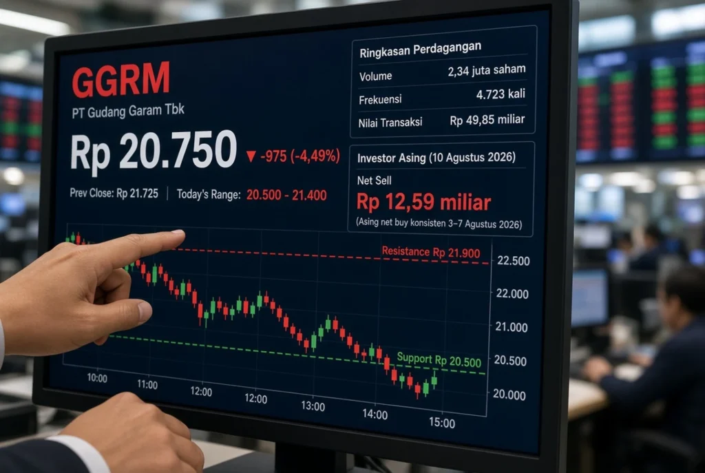 Aliran asing berbalik: dari seri net buy ke net sell