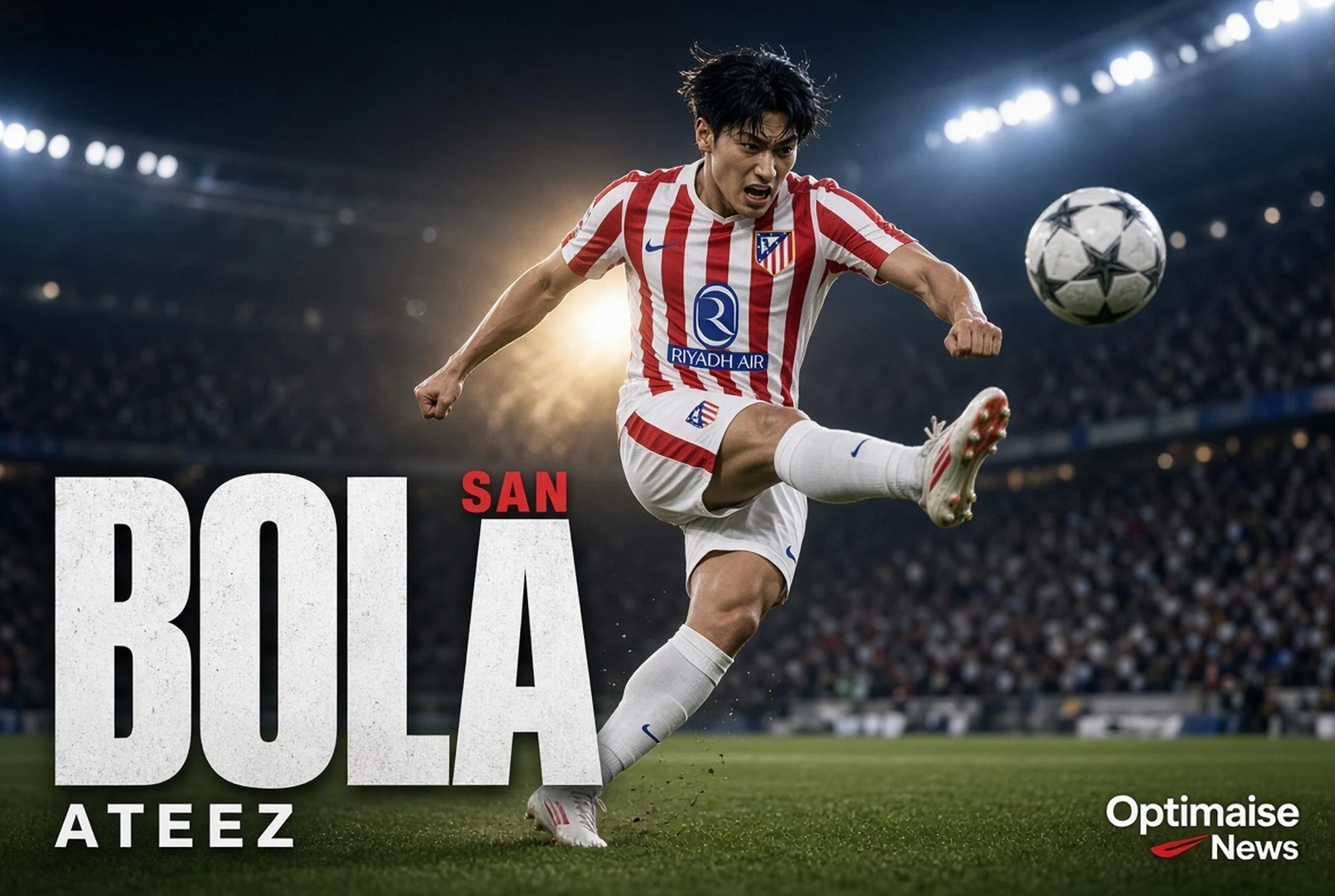 San ATEEZ Menuai Sorotan Usai Tampil di Upacara Kick-off Sepak Bola