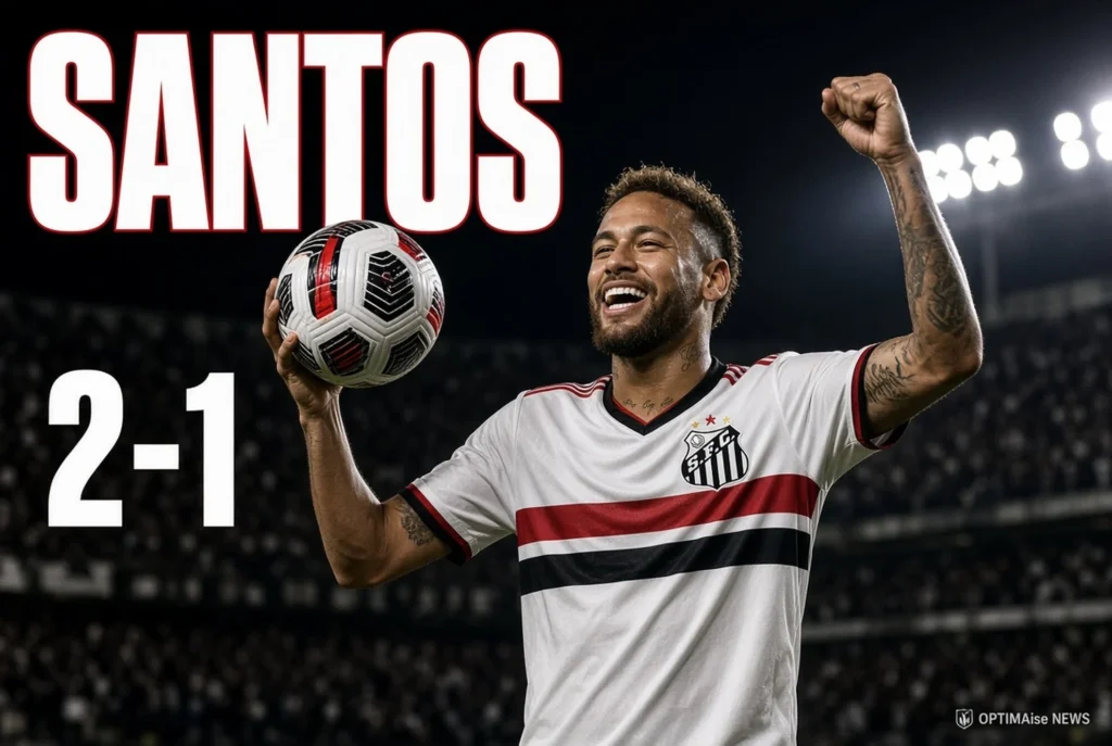 Santos vs Macara 2-1: Neymar 2 Assist di Vila Belmiro