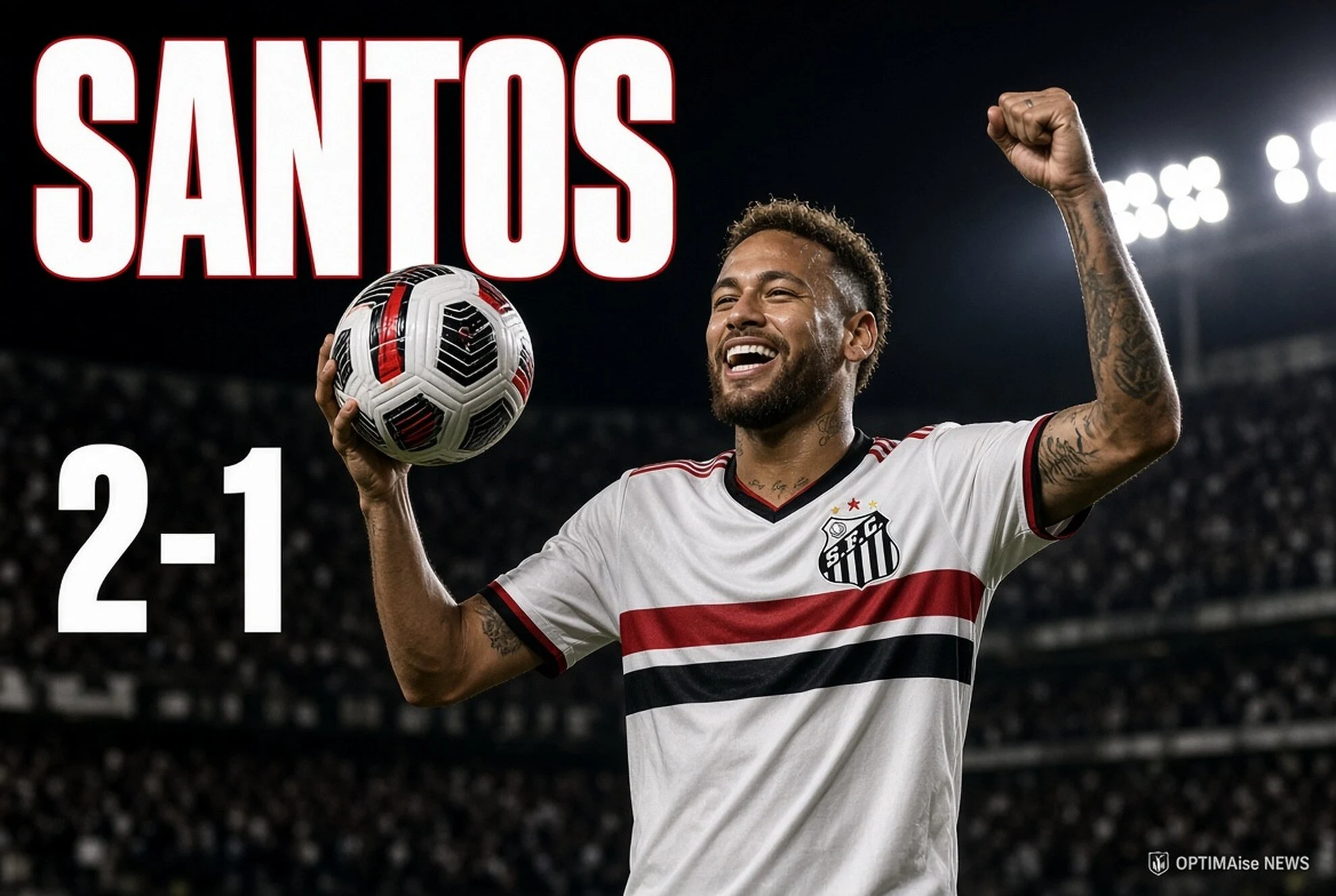 Santos vs Macara 2-1: Neymar 2 Assist di Vila Belmiro