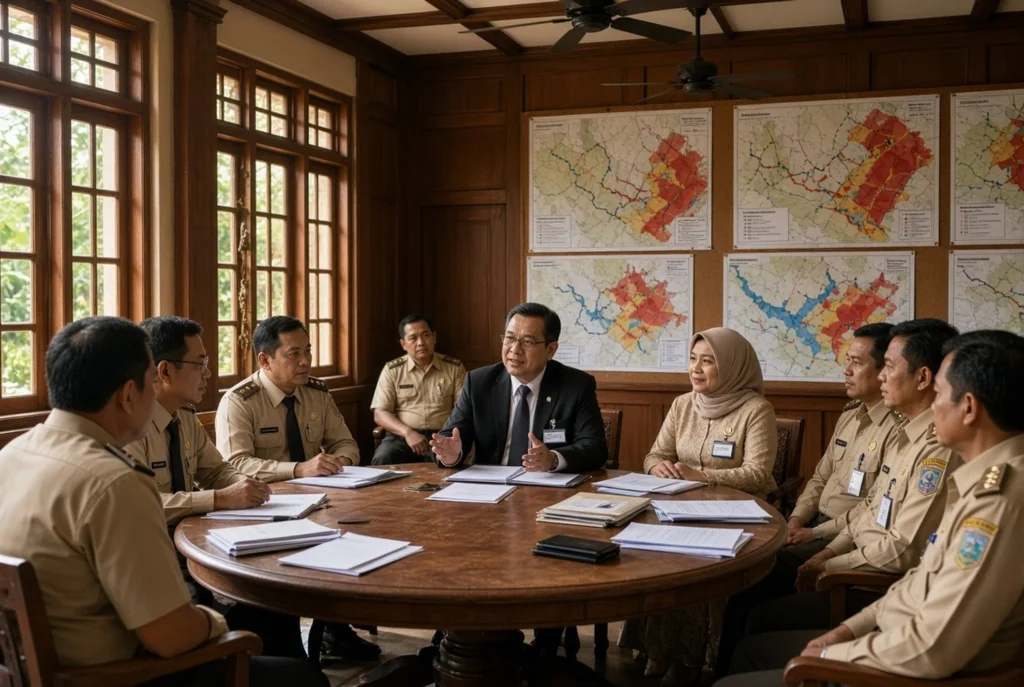 Dialog Strategis Antara Rombongan dan Jajaran BPBD di Kesempatan Ini