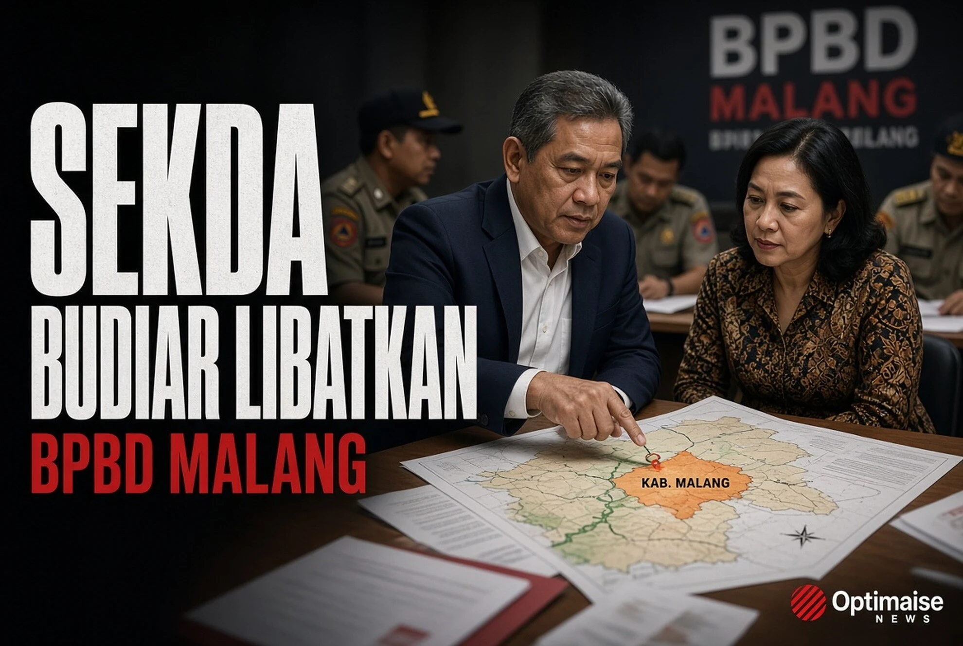 Sekda Budiar Libatkan Ketua DWP dalam Kunjungan ke BPBD Malang
