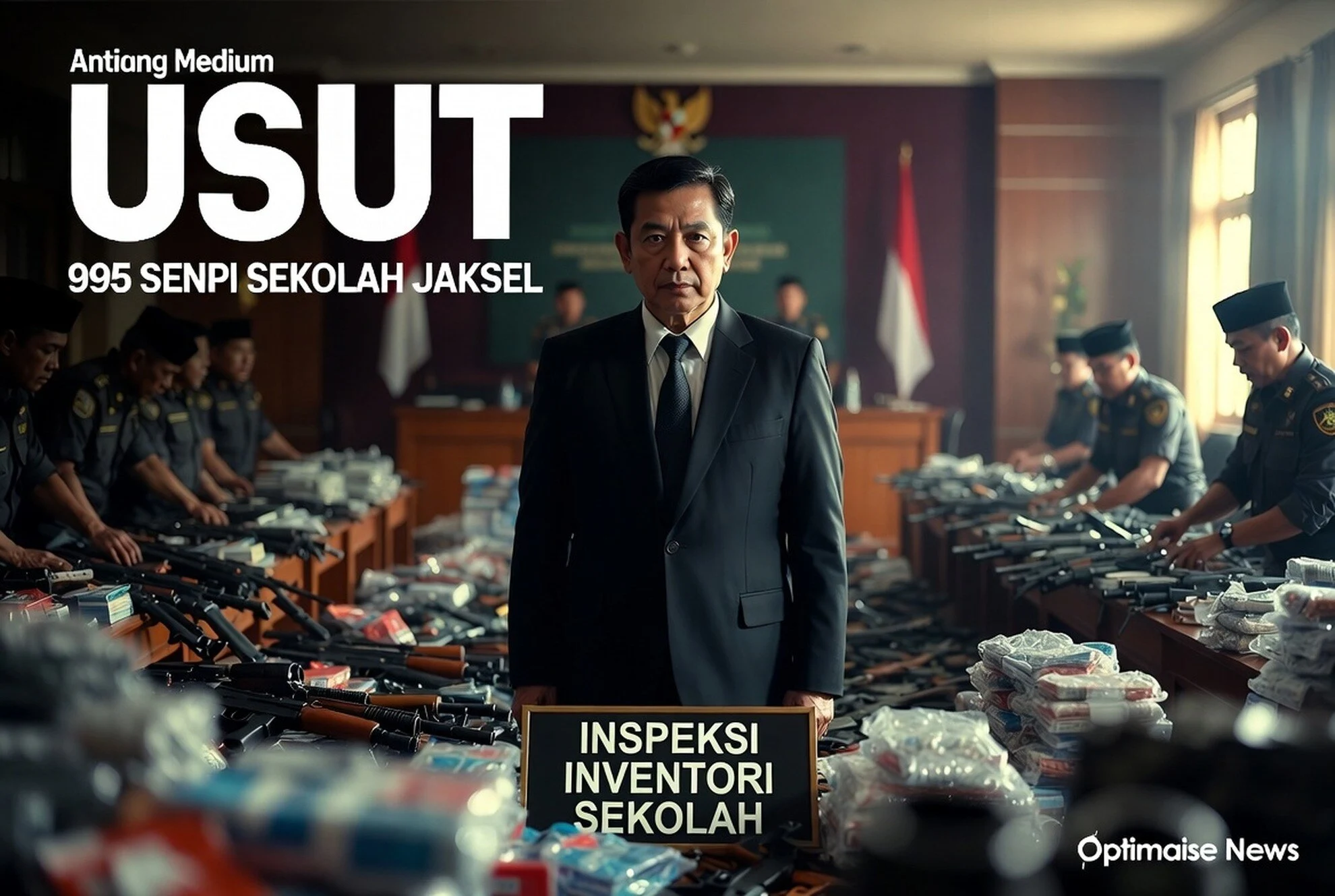 Sekolah Jaksel Temukan 995 Senpi hingga Sabu, Polisi Diminta Usut
