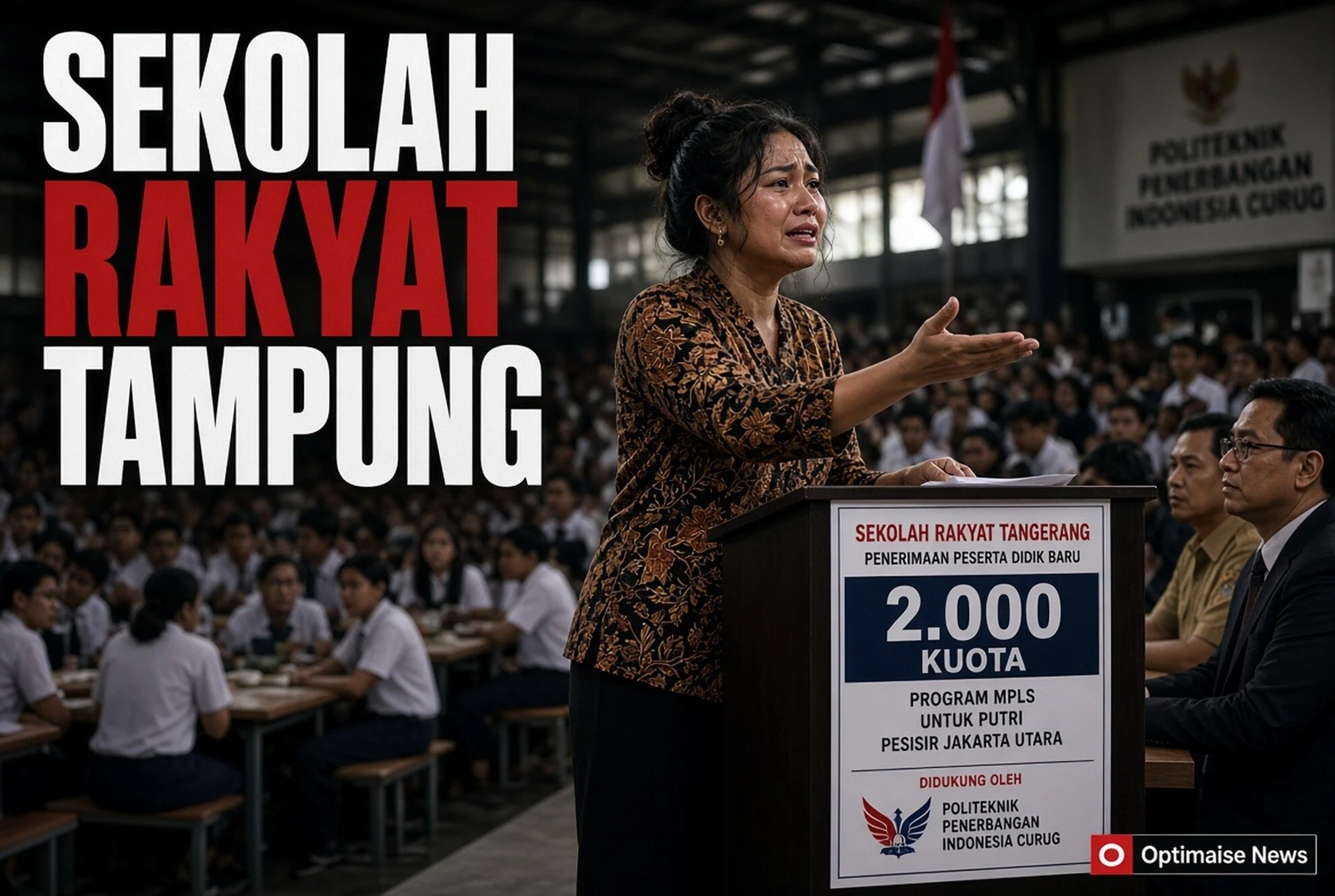 Sekolah Rakyat Tampung 2.000, Siti Ridho Putri Diasrama 2.000