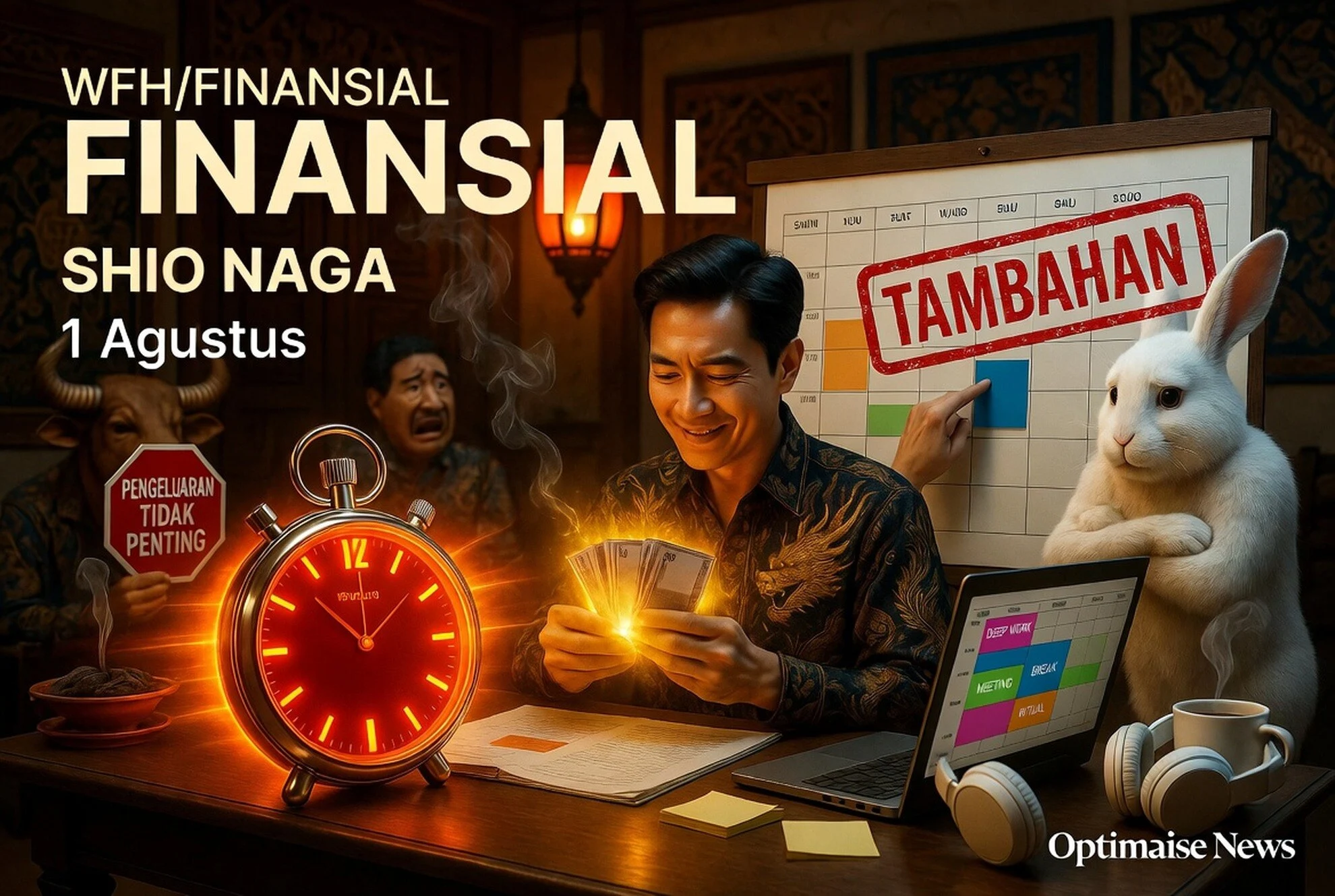 Shio Hari Ini 1 Agustus 2026: Shio Naga Raih Keberuntungan Finansial
