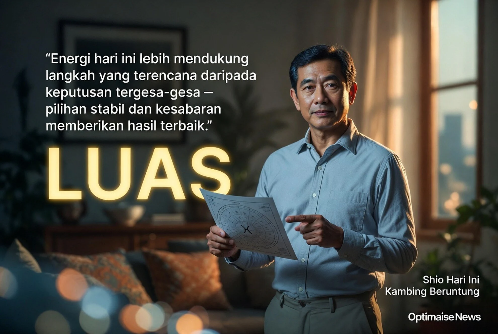 Shio Hari Ini Kambing Beruntung dengan Peluang Karier Luas