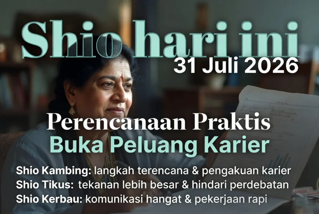 Shio yang Perlu Fleksibel dan Evaluasi Panjang