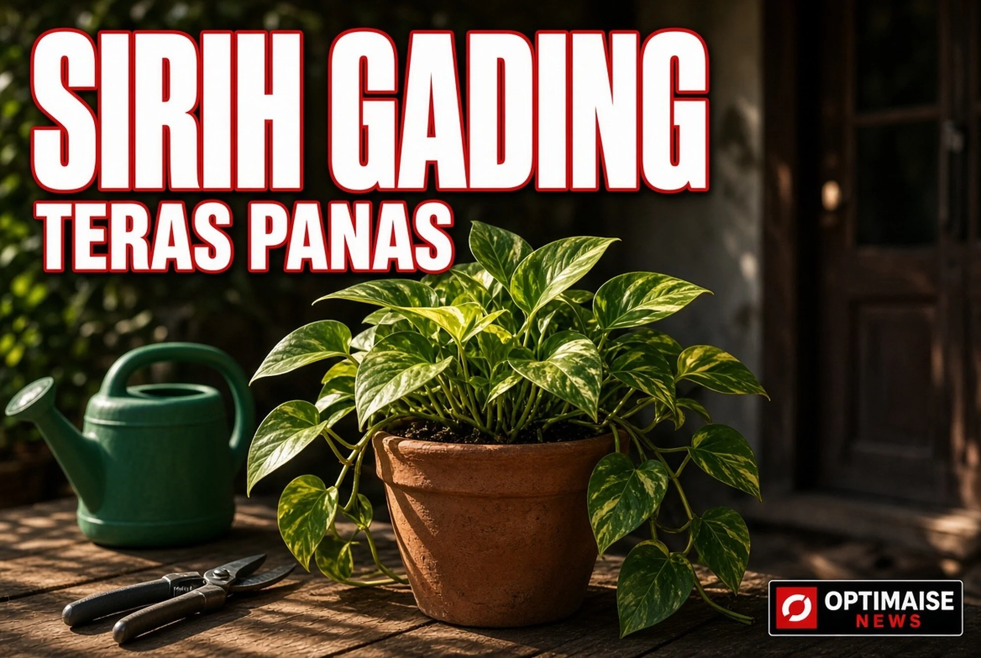 Sirih Gading di Teras Panas Tetap Hijau: 7 Langkah Anti Kuning