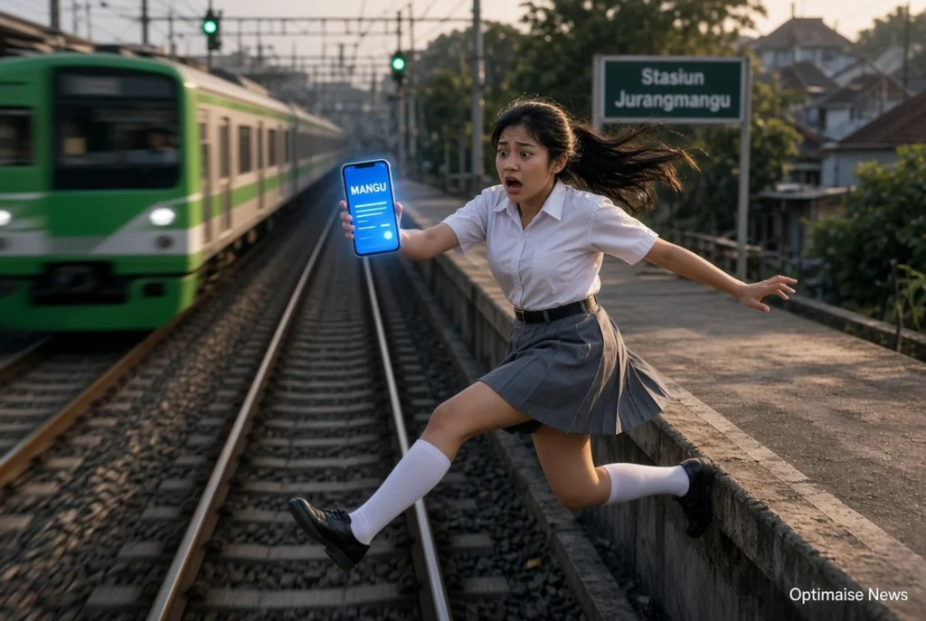 Siswi SMA 16 Tahun Tewas Tertemper KRL di Jurang Mangu