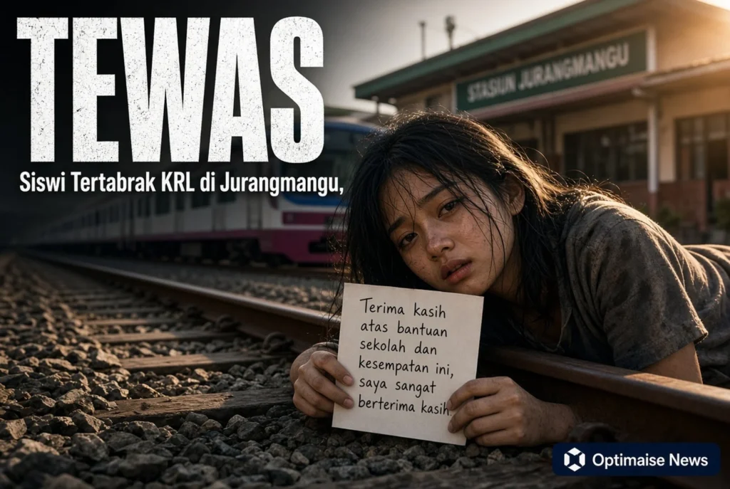 Siswi Tertabrak KRL di Jurangmangu, Siswi SMA 16 Tahun Tewas