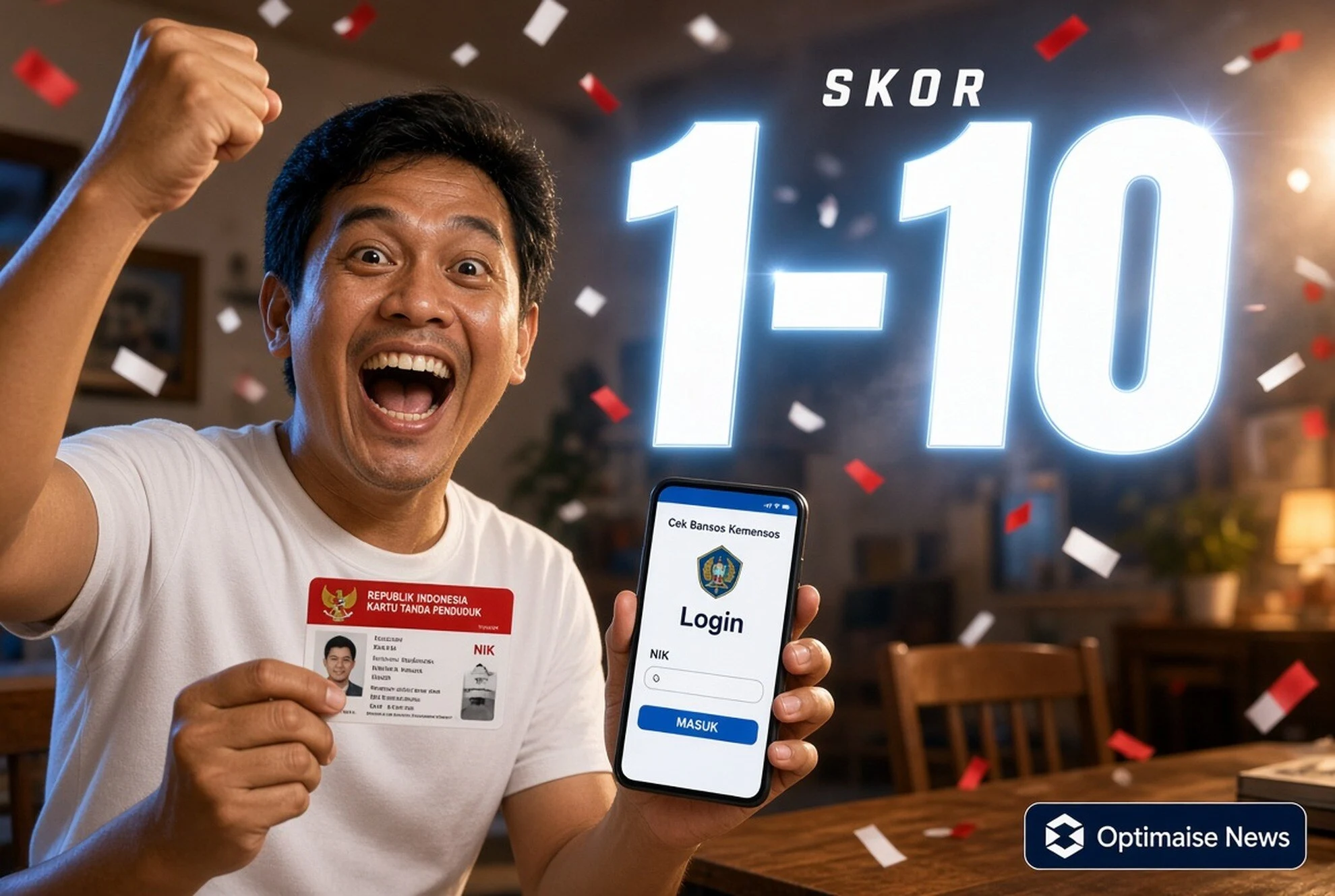 Skor 1-10: Cek Desil Kemensos