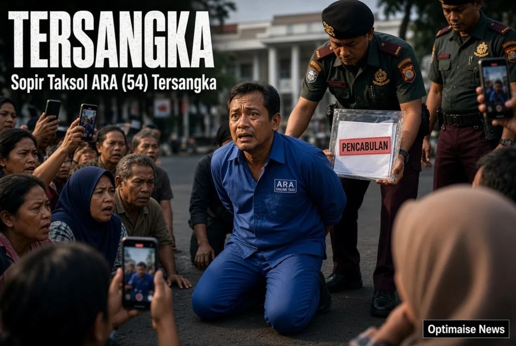 Sopir Taksol ARA (54) Tersangka Cabul di Jakbar, Diancam 9 Tahun