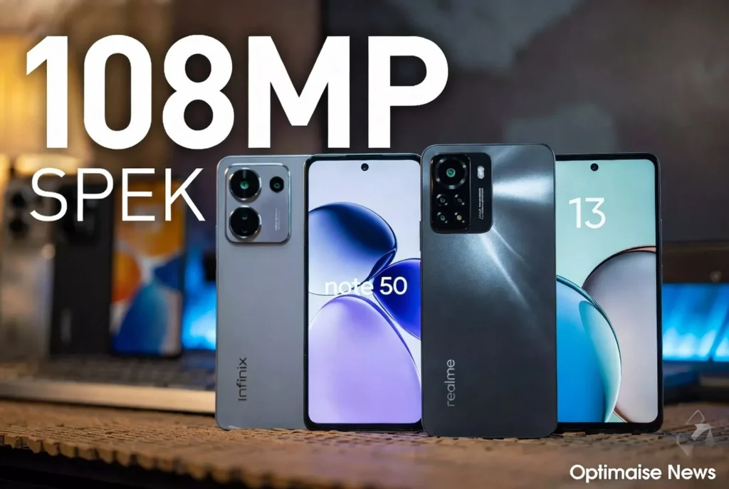 Spesifikasi HP 15 Model 2 Jutaan 2025: AMOLED hingga 108MP