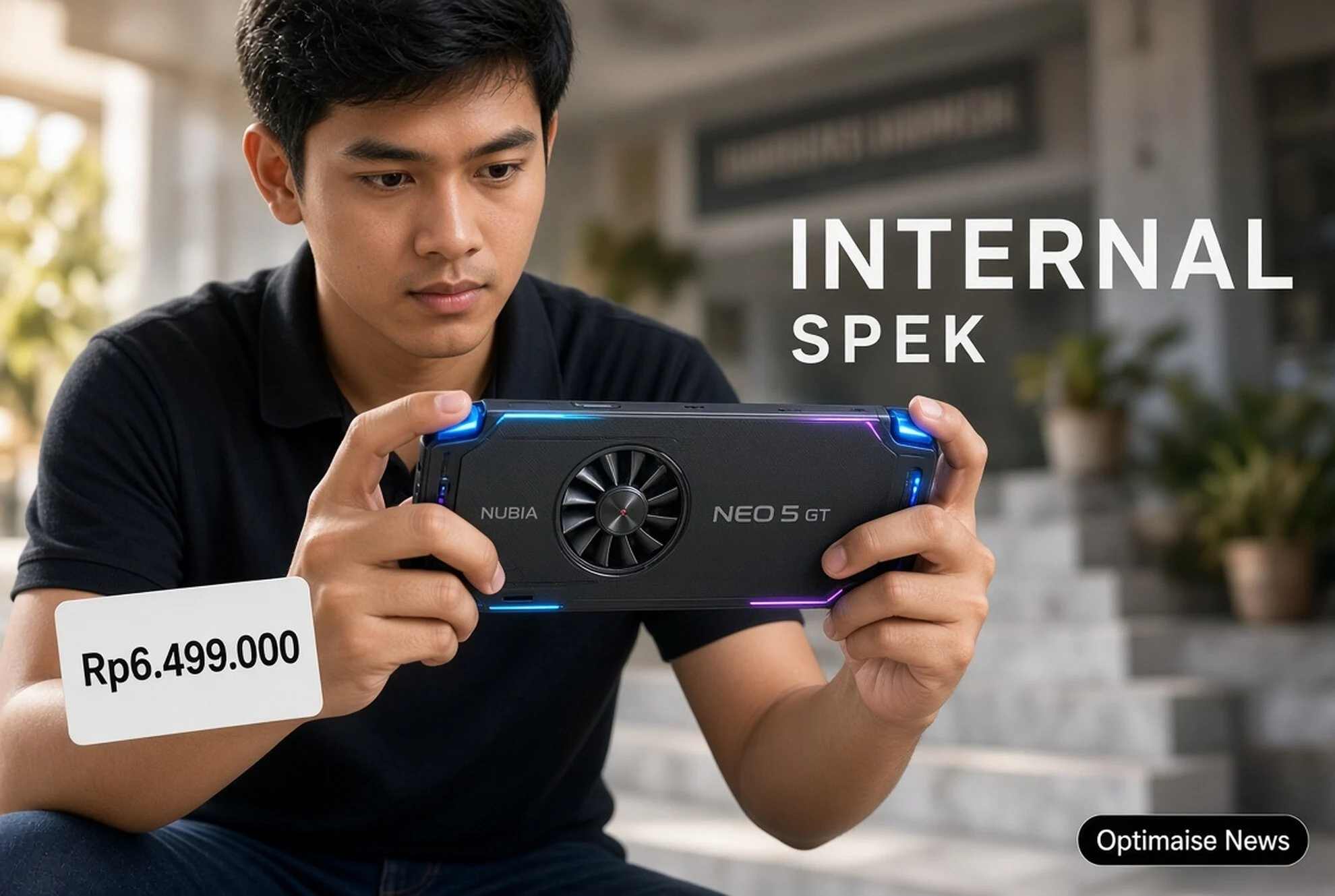 Spesifikasi HP Nubia Neo 5 GT: Baterai 6210 mAh & Kipas Internal