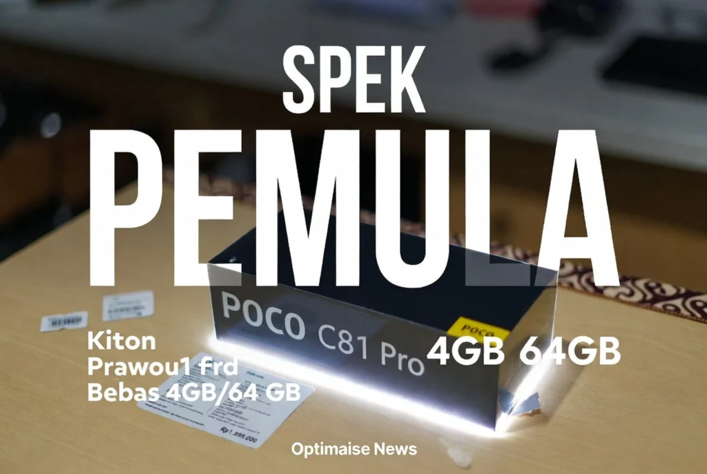 Spesifikasi HP Poco C71 Mulai Rp1,799 Juta untuk Pemula