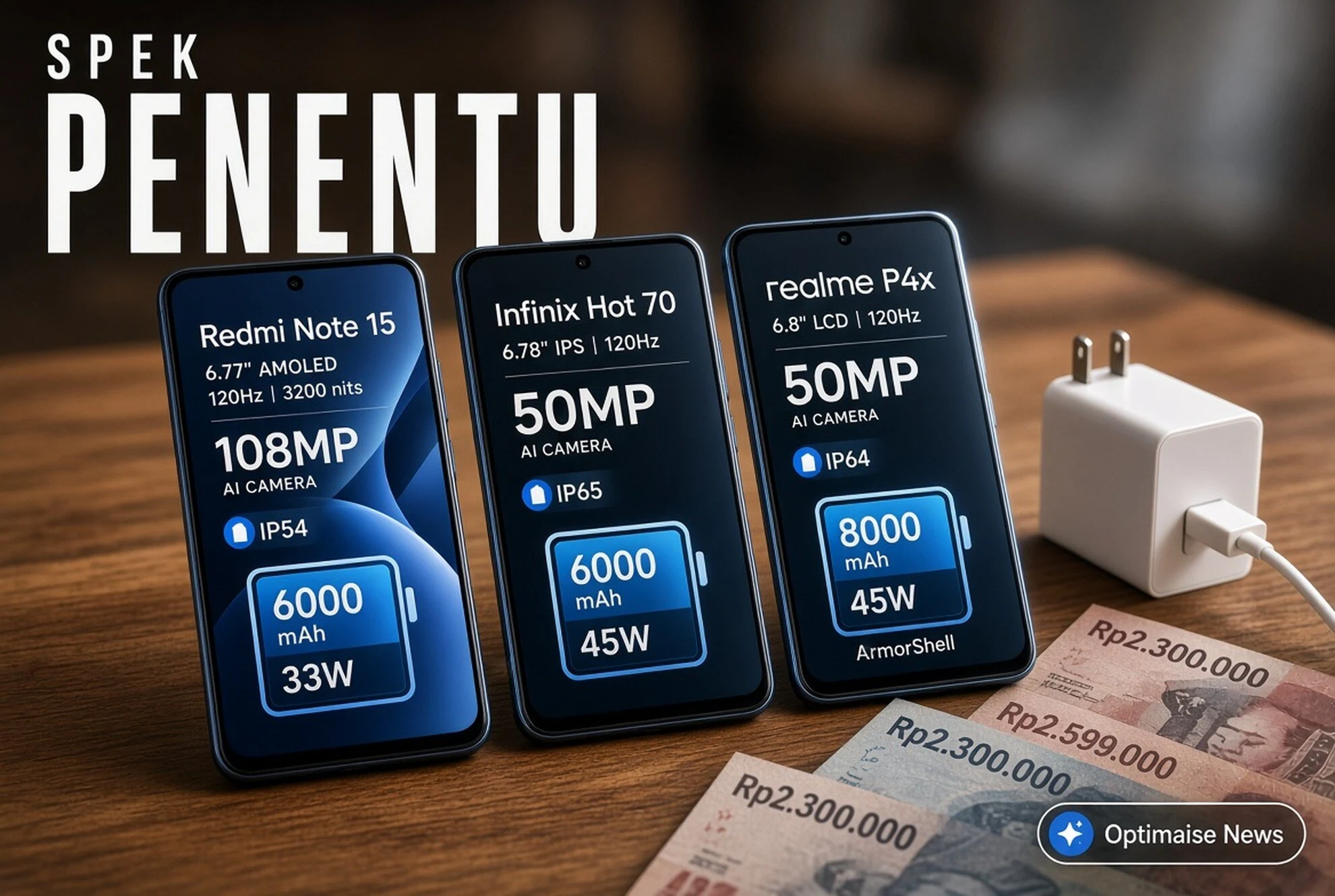 Spesifikasi HP Rp2 Jutaan 2026: Baterai 8000 mAh Jadi Penentu